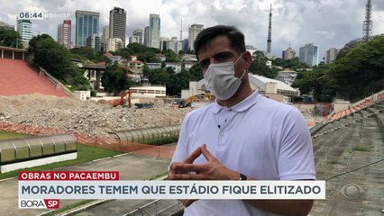 O estádio do Pacaembu está sendo reformado e terá um complexo com hotel de luxo, restaurantes e lojas. Mas quem frequentava o local antes, tem receio que não consiga mais.