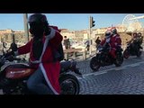 Marseille : une parade de motards Pères Noël a eu lieu dans le centre-ville