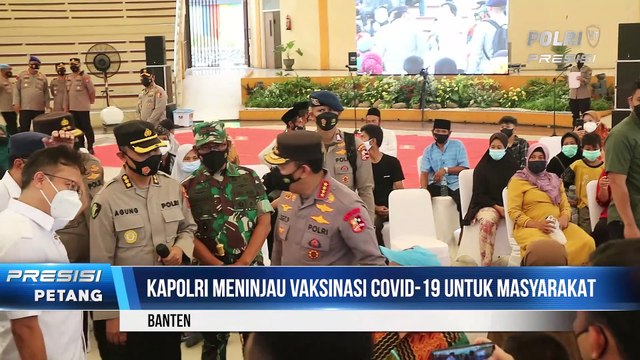 Kapolri Tinjau Kesiapan Pengamanan Di Rest Area Dan Tinjau Vaksinasi