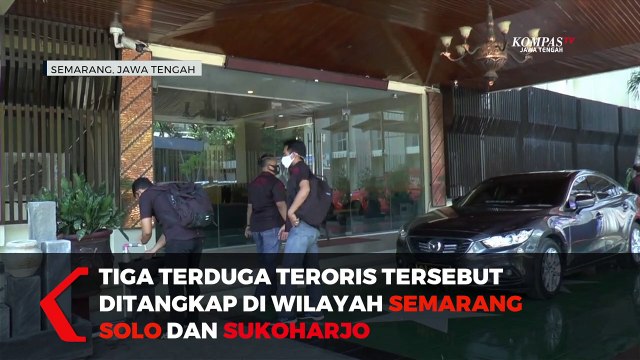 Densus 88 Tangkap 3 Terduga Teroris di Jawa Tengah