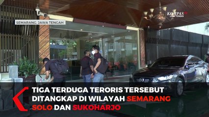 Densus 88 Tangkap 3 Terduga Teroris di Jawa Tengah