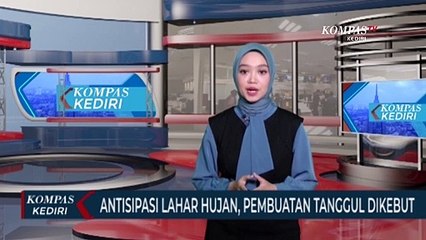 Pembuatan Tanggul Penahan Lahar Hujan Gunung Semeru Dikebut