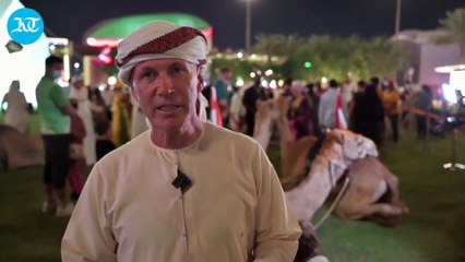 Expo 2020 Dubai: Camel trekkers retrace 640km journey through the desert over 13 days -  Howard Leedham MBE