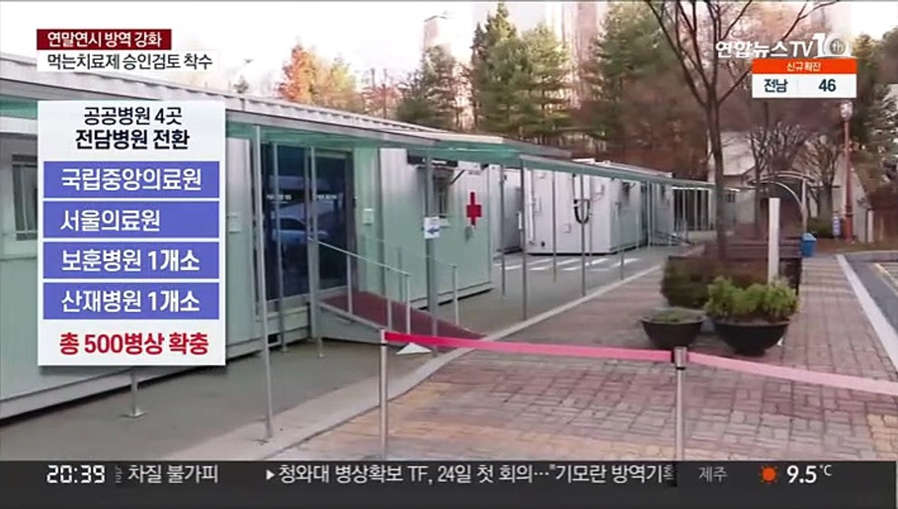 내달까지 코로나 병상 7천개 확보…"1만명 확진 대비"