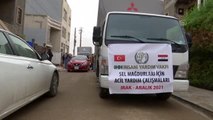 İHH, Erbil'de selden etkilenen 100 aileye yardım dağıttı