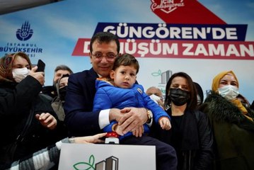 Güngören'de kentsel dönüşüme alınan sitenin temeli atıldı