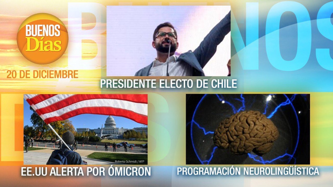 Noticias del Lunes 20 de Diciembre - Buenos Días