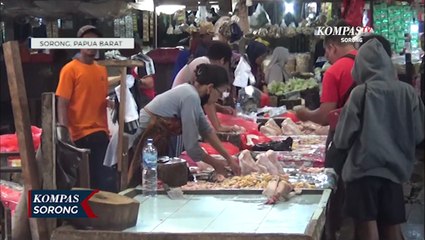 Jelang Nataru Ayam Potong Di Sorong Mulai Alami Kenaikan
