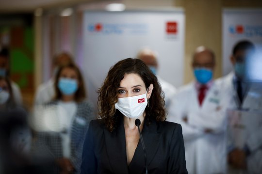 Isabel Díaz Ayuso: No estoy en condiciones de cambiar la estrategia sanitaria y económica