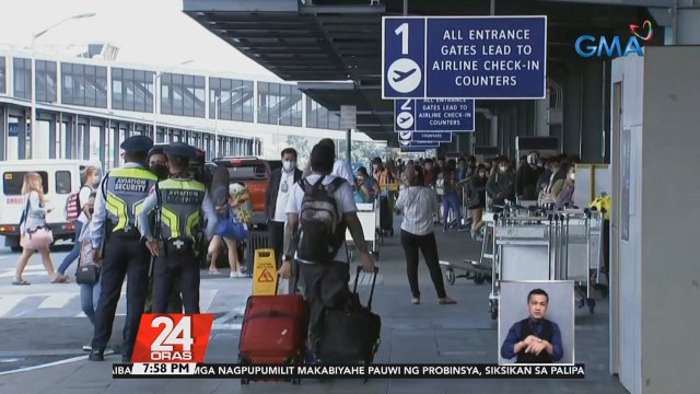Mga pasaherong gustong makauwi sa kani-kanilang probinsya, siksikan sa NAIA | 24 Oras