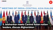 S Jaishankar meets Central Asian nation leaders, discuss Afghanistan