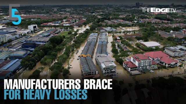 EVENING 5: Manufacturers fear heavy flood losses