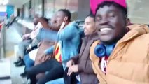 Sudanlı öğrencilerin Kayserispor'a destek tezahüratı sosyal medyada ilgi gördü
