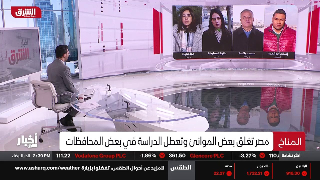 ...نظرا لسوء الاحوال الجوية نتحدث عن ما يقر...