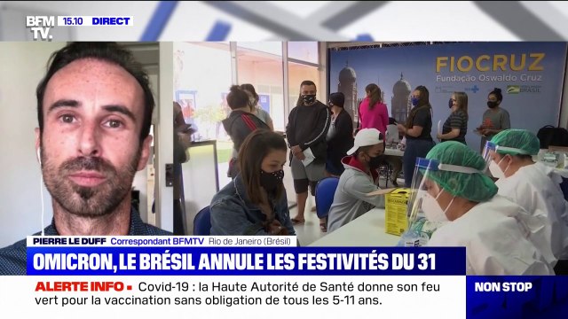 Variant Omicron: le Brésil annule les festivités du 31 décembre