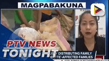 DSWD continuously distributing family food packs to 'Odette'-affected families