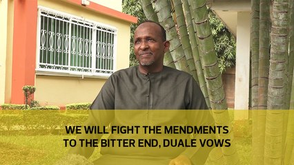 We will fight the amendments to the bitter end, Duale vows