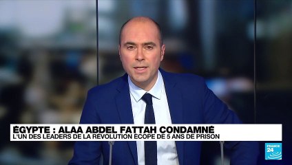Égypte : cinq ans de prison pour Alaa Abdel Fattah, l'un des leaders de la révolution