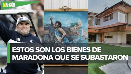 Subasta de bienes de Maradona no logra recaudación esperada