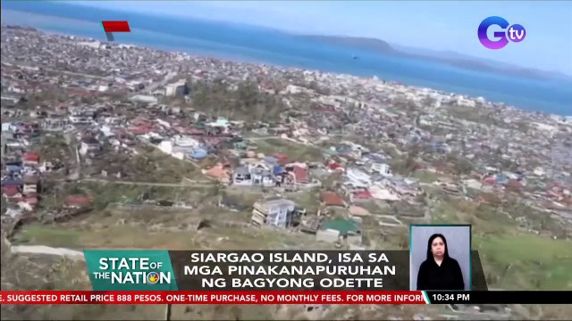 Pananalasa ng Bagyong Odette sa Siargao Island, nasaksihan ng grupo nina Direk Pepe Diokno | SONA