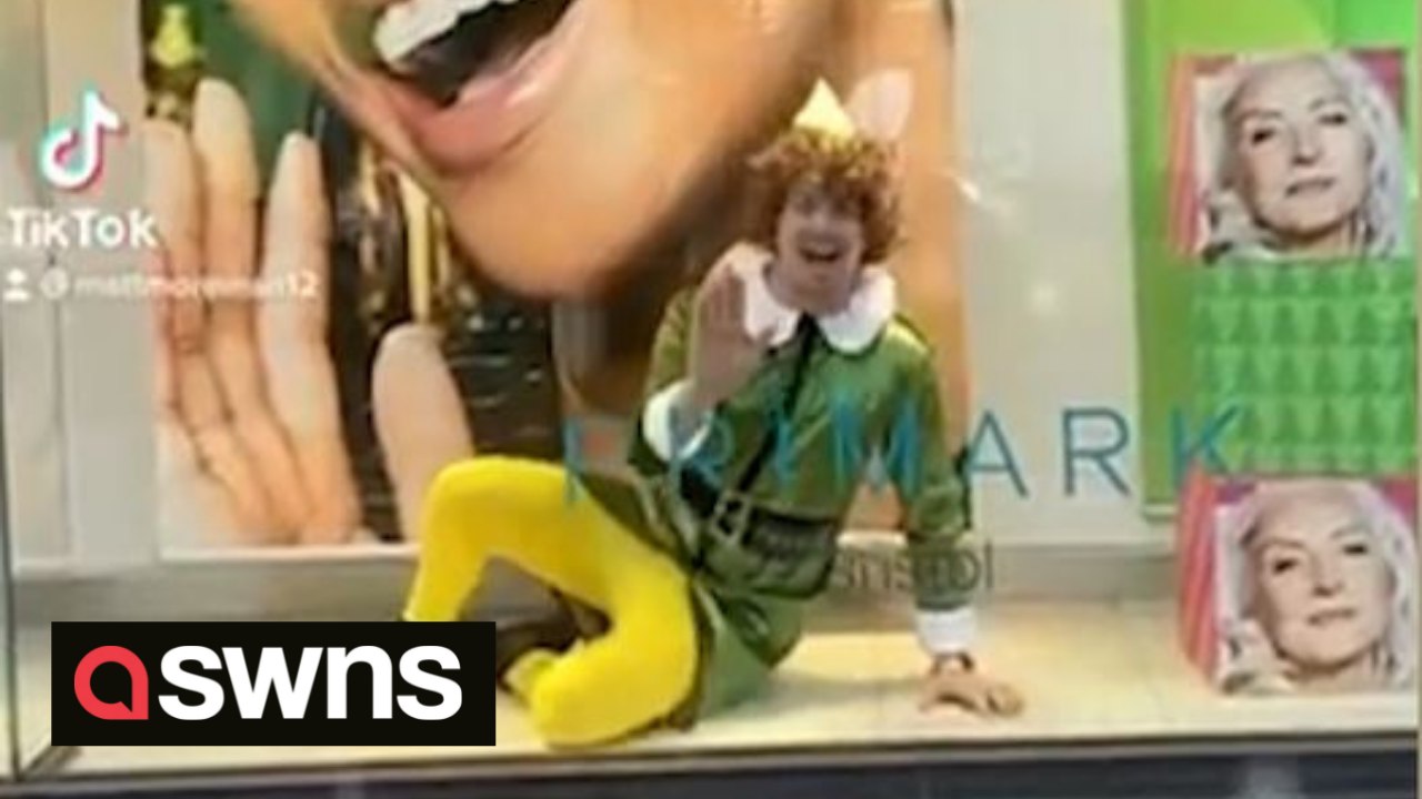 Primark manager spreads festive cheer as Elf in city of Bristol