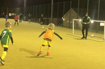 Radio aid helps six-year-old footballer to hear