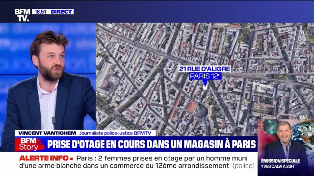 Paris: deux femmes prises en otage par un homme muni d'une arme blanche