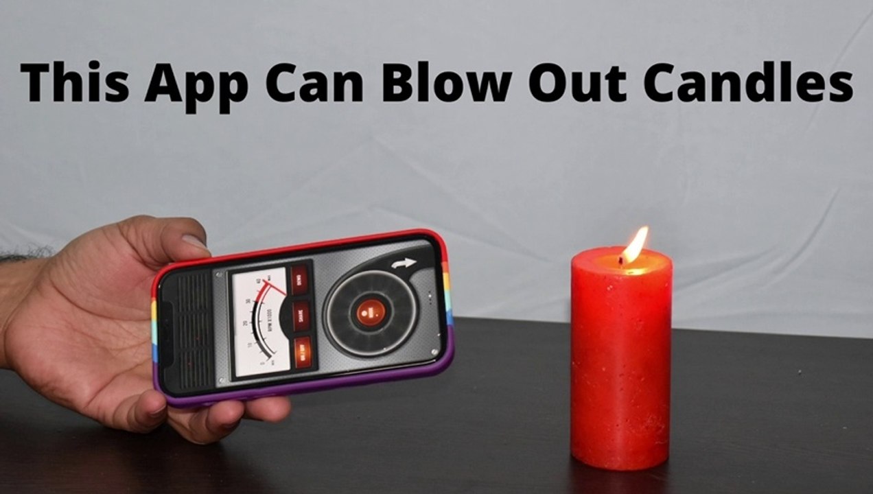 This Application Can Blow Out Candles | Blower App | देखो यह मोबाइल ऐप मोमबत्ती बुझा सकती है