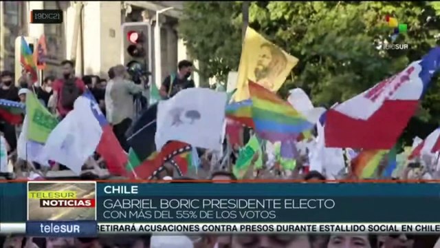 teleSUR Noticias 11:30 20-12: Gabriel Boric prometió defender el proceso constituyente