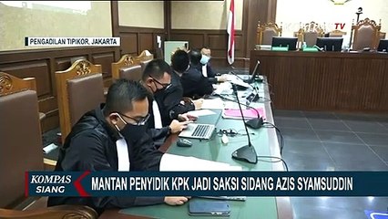 Mantan Penyidik KPK Jadi Saksi Sidang Azis Syamsuddin