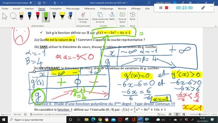 Première - Correction interrogation préparée sur la DERIVATION