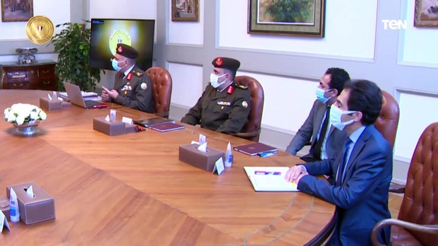 السيد الرئيس يتابع الموقف التنفيذي لمشروعات الهيئة الهندسية على مستوى الجمهورية