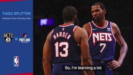 'Durant and Harden help me more than I help them', jokes Splitter
