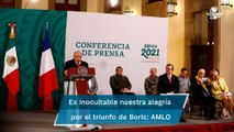 AMLO felicita a Gabriel Boric por su triunfo en elecciones presidenciales de Chile