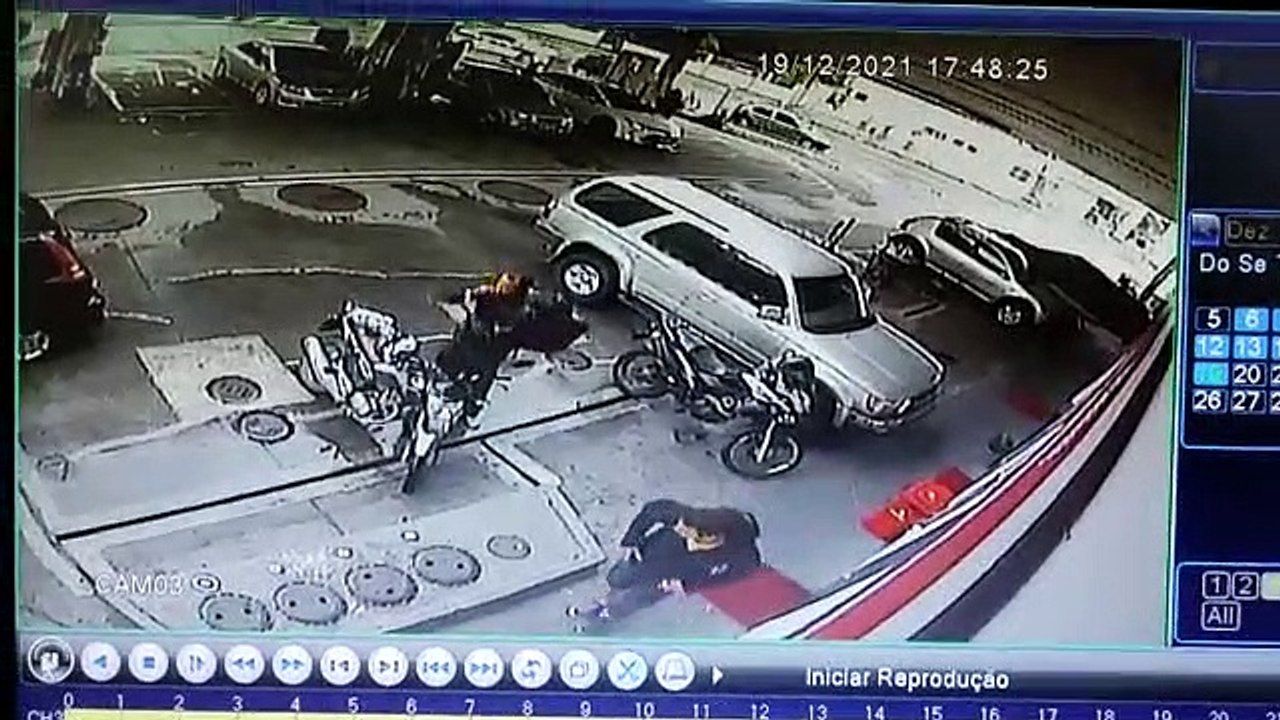 Assalto em posto de combustível