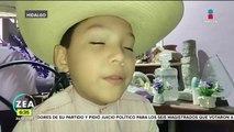 Luis Emiliano tiene 10 años y es campeón de Huapango