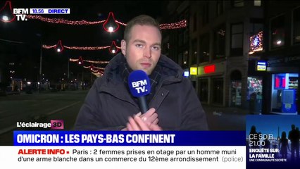 Variant Omicron: les Pays-Bas se confinent