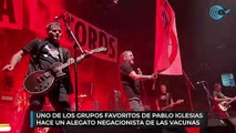 Uno de los grupos favoritos de Pablo Iglesias hace una alegato negacionista de las vacunas