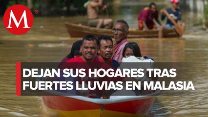 Inundaciones dejan miles de desplazados en Malasia