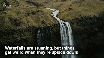 Are We Just Seeing Things Or Is This Waterfall Flowing Backwards?
