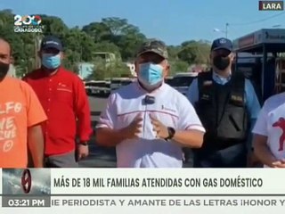 Gobierno de Lara garantiza distribución de gas doméstico para más de 18 mil familias en el Mcpio. Iribarren