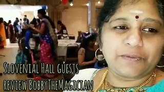 In Burnaby, BC - Slovenian Hall guests review BobbyTheMagician