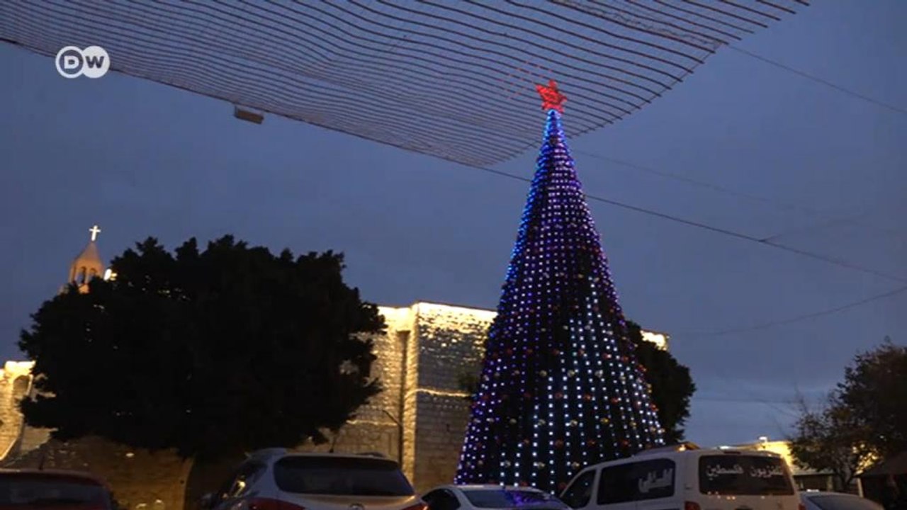 Gedämpfte Weihnachtsstimmung in Bethlehem