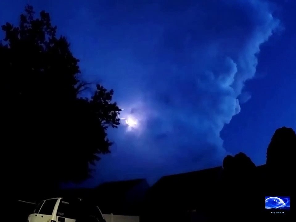 Scary Clouds A Possible UFO Sighting!