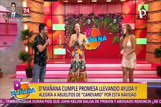 ¡D’Mañana cumple su promesa! adultos mayores reciben visita de Adriana Quevedo