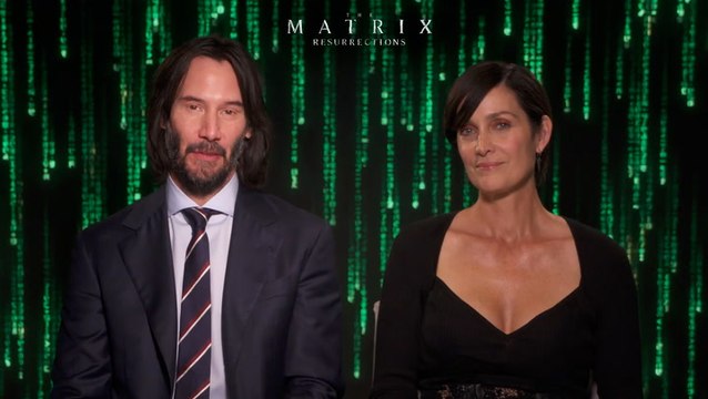 Keanu Reeves and Carrie-Anne Moss Talk 'The Matrix Resurrections' and Neo and Trinity 20 Years Later