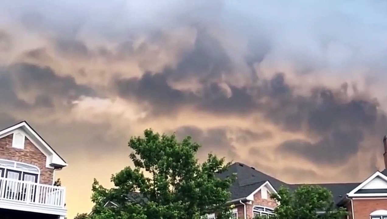 UFO Hiding in Clouds Compilation