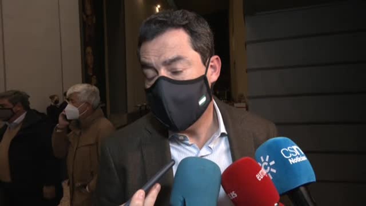 Moreno Bonilla: "En Andalucía hay buena relación con Ciudadanos y hay un Gobierno estable"