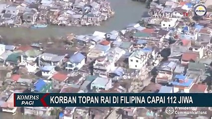Korban Topan Rai Filipina Capai 112 Jiwa
