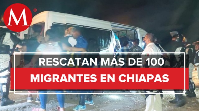 En Chiapas, INM anuncia rescate de 114 personas migrantes